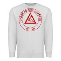 Dove Grey gracie jiu jitsu academy Premium Sweatshirt - linhVisuals