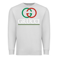 Dove Grey grucci Premium Sweatshirt - linhVisuals