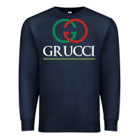 Navy grucci Premium Sweatshirt - linhVisuals