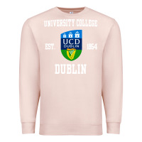 Pale Pink university college dublin Premium Sweatshirt - linhVisuals