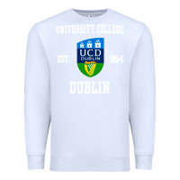 White university college dublin Premium Sweatshirt - linhVisuals