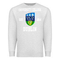 Oatmeal Heather university college dublin Premium Sweatshirt - linhVisuals