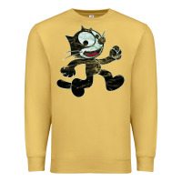 Antique Gold felix Premium Sweatshirt - linhVisuals