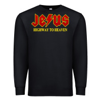 Black jesus rocks highway to heaven Premium Sweatshirt - linhVisuals