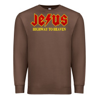 Jesus Rocks Highway To Heaven Premium Sweatshirt | Teevron