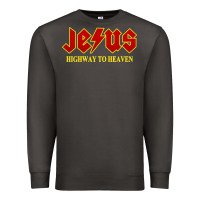 Smoke jesus rocks highway to heaven Premium Sweatshirt - linhVisuals