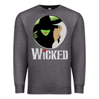 Charcoal Heather vintage musical wicked Premium Sweatshirt - linhVisuals