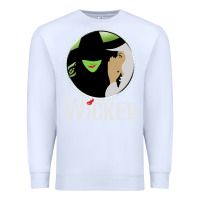 White vintage musical wicked Premium Sweatshirt - linhVisuals