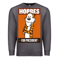 Charcoal Heather hobbes for president Premium Sweatshirt - linhVisuals