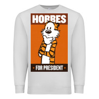 Dove Grey hobbes for president Premium Sweatshirt - linhVisuals