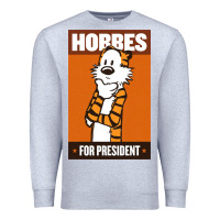 Heather Grey hobbes for president Premium Sweatshirt - linhVisuals