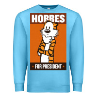 Ocean Blue hobbes for president Premium Sweatshirt - linhVisuals