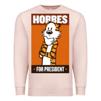 Pale Pink hobbes for president Premium Sweatshirt - linhVisuals