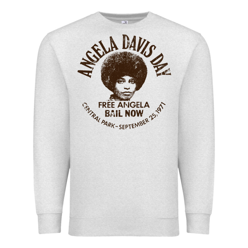 Angela Davis Day 70s Black Rights Premium Sweatshirt by linhVisuals | Teevron
