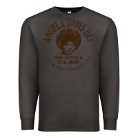 Smoke angela davis day 70s black rights Premium Sweatshirt - linhVisuals