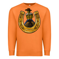 Carrot horseshoe and cowgirl Premium Sweatshirt - JahusDesignShop