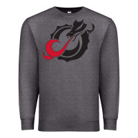 Charcoal Heather MSUM Dragons, Gear Premium Sweatshirt - linhVisuals