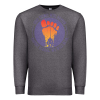 Charcoal Heather bigfoot t  shirt bigfoot lives design t  shirt Premium Sweatshirt - linhVisuals