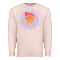Pale Pink bigfoot t  shirt bigfoot lives design t  shirt Premium Sweatshirt - linhVisuals