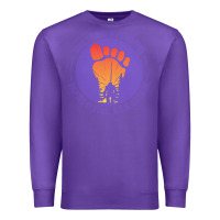 Purple bigfoot t  shirt bigfoot lives design t  shirt Premium Sweatshirt - linhVisuals
