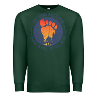 Sports Green bigfoot t  shirt bigfoot lives design t  shirt Premium Sweatshirt - linhVisuals
