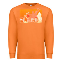 Carrot bigfoot t  shirt bigfoot riding motorcycle for biker sasquatch chick t Premium Sweatshirt - linhVisuals