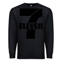 Black 7 elevenn Premium Sweatshirt - linhVisuals