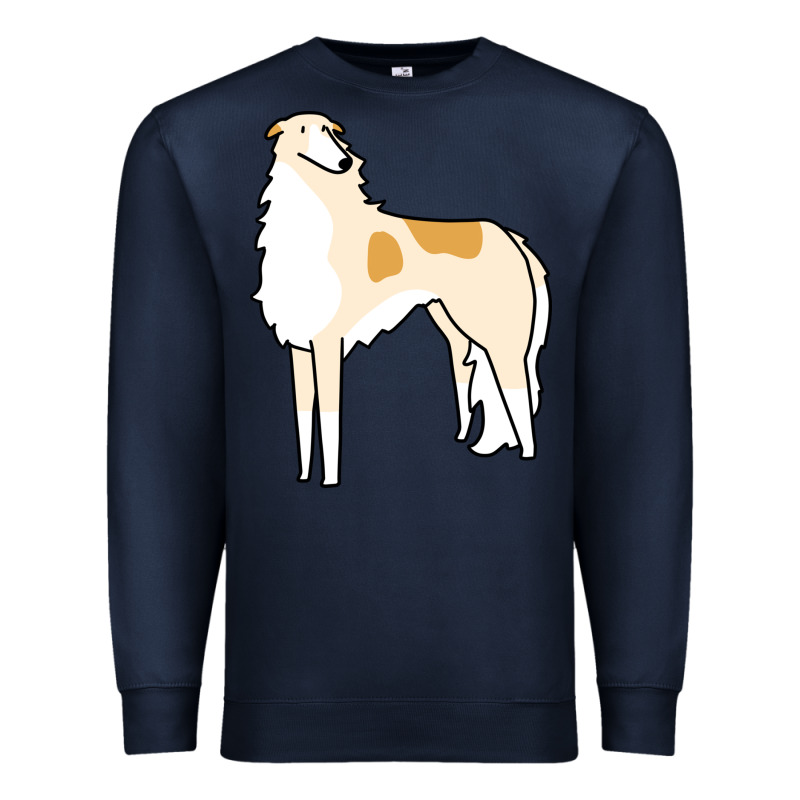 Borzoi Premium Sweatshirt by linhVisuals | Teevron