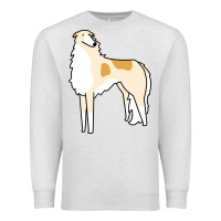 Oatmeal Heather borzoi Premium Sweatshirt - linhVisuals