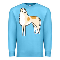 Ocean Blue borzoi Premium Sweatshirt - linhVisuals