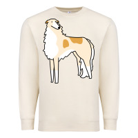 Sandshell borzoi Premium Sweatshirt - linhVisuals