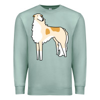 Seafoam borzoi Premium Sweatshirt - linhVisuals
