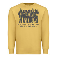 Antique Gold old crow medicine show Premium Sweatshirt - linhVisuals