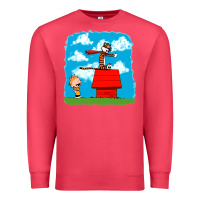 Cardinal Calvin Hobbes Premium Sweatshirt - linhVisuals