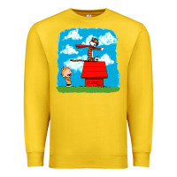 Lemon Calvin Hobbes Premium Sweatshirt - linhVisuals