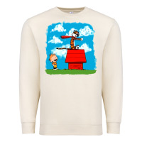 Sandshell Calvin Hobbes Premium Sweatshirt - linhVisuals