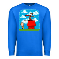 True Royal Calvin Hobbes Premium Sweatshirt - linhVisuals