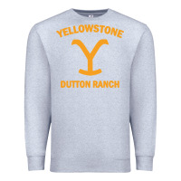Heather Grey dutton ranch Premium Sweatshirt - linhVisuals