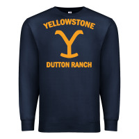 Navy dutton ranch Premium Sweatshirt - linhVisuals