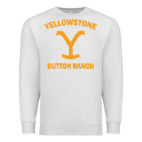 Oatmeal Heather dutton ranch Premium Sweatshirt - linhVisuals