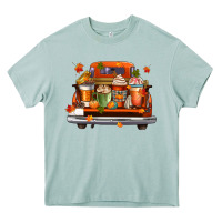 Arona coffee cups truck Heavy Core Tee - CowGirlArtShop