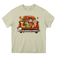 Mossy coffee cups truck Heavy Core Tee - CowGirlArtShop