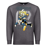 Charcoal Heather kagamine rin len Premium Sweatshirt - linhVisuals