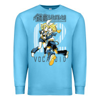 Ocean Blue kagamine rin len Premium Sweatshirt - linhVisuals