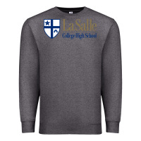 Charcoal Heather la salle college high school Premium Sweatshirt - linhVisuals