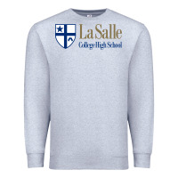 Heather Grey la salle college high school Premium Sweatshirt - linhVisuals