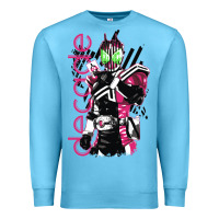 Ocean Blue kamen rider decade Premium Sweatshirt - linhVisuals