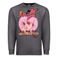 Charcoal Heather jem outrageous tour 1987 2 Premium Sweatshirt - linhVisuals