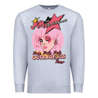 Heather Grey jem outrageous tour 1987 2 Premium Sweatshirt - linhVisuals