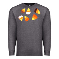 Charcoal Heather candy corn Premium Sweatshirt - linhVisuals